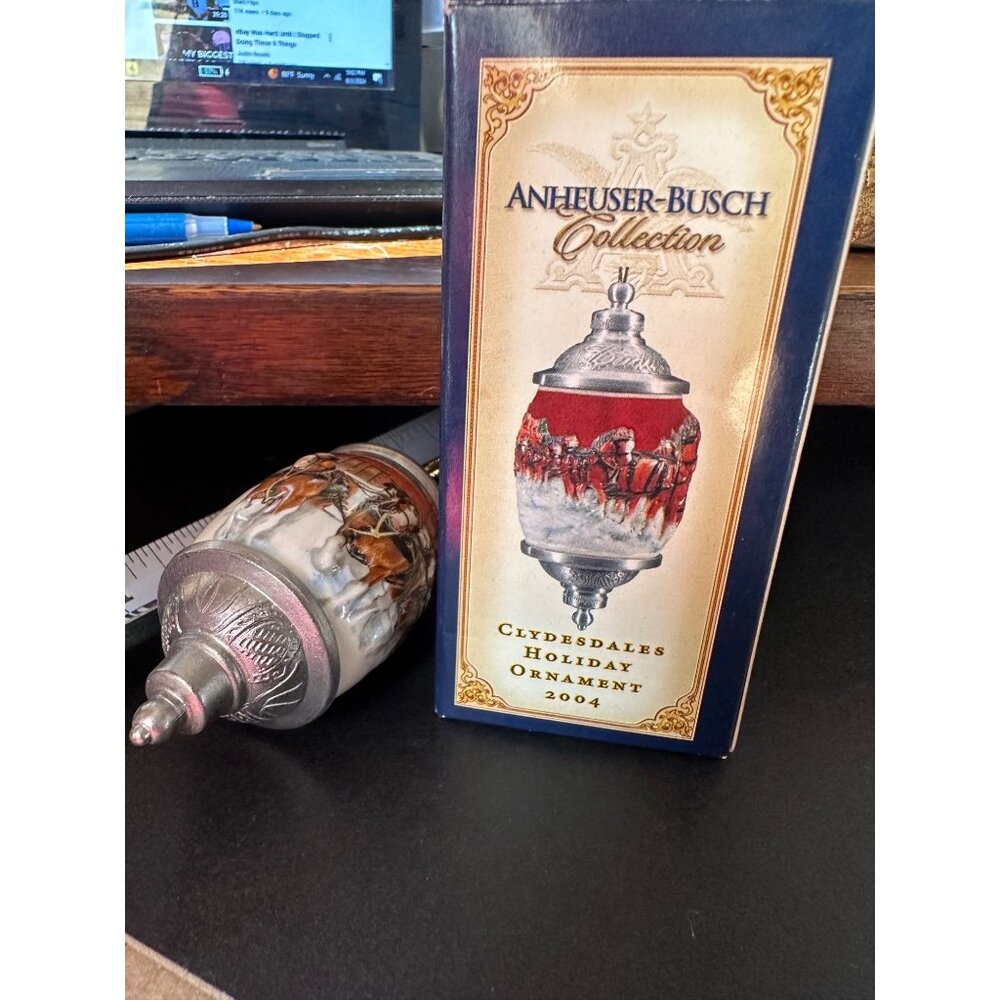 Anheuser-Busch 2004 Clydesdales Holiday Ornament‎ - Vintage Festive Beer Decor - Picture 5 of 7